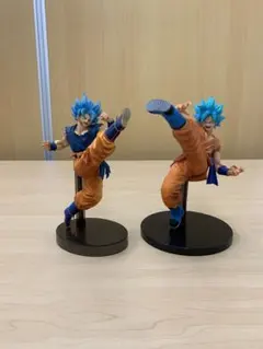 超サイヤ人ブルー悟空　一番くじ 超戦士バトル列伝Zフィギュア　おまけあり