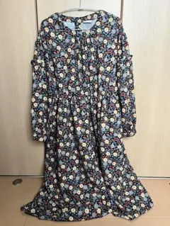 ehka sopo 花柄長袖ワンピース