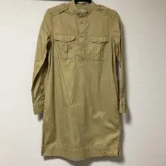 美品⭐︎Polo Ralph Lauren ベージュ(カーキ)シャツワンピース