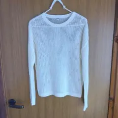 UNIQLO　メッシュ長袖ニット　M