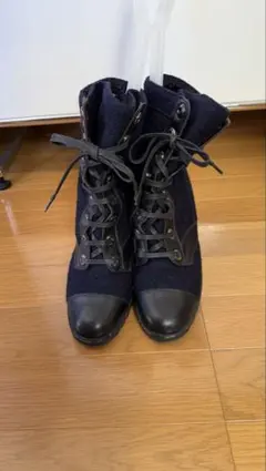 CHANEL Lace-up boots