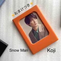 向井康二 Snow Man マグネットフレーム付きチェキ風カード おまけつき