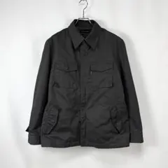 カルバンクラインジーンズ 中綿 ミリタリーシャツジャケット 黒 M オンワード