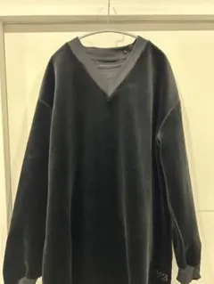 美品Y-3 VELVET CREW ベロアＬサイズのサムネイル