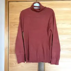 【新品未使用】SHOO-LA-RUE テラコッタ タートルネック ニット