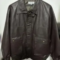 ブラウンレザー Mサイズ ジャケット