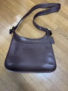 COACH オールドコーチブラウンショルダーバッグ 0586-312 - メルカリ