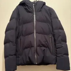 ユニクロ シームレスダウンパーカ ネイビー サイズM