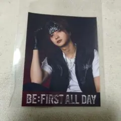 BE:FIRST ALL DAY’購入特典 ステッカー　JUNON ジュノン