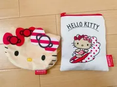 ハローキティ summerdaysポーチコレクション　 日焼けキティ ガチャ