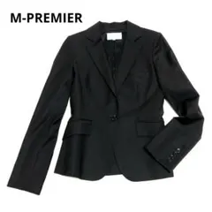 M-PREMIER　エムプルミエ　テーラードジャケット　36　ブラック