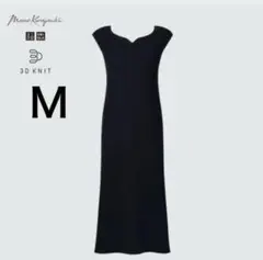 Mサイズ　3Dニットワンピース ノースリーブ マメクロゴウチ