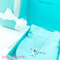 新品未使用　Tiffany　ラビングハートネックレス