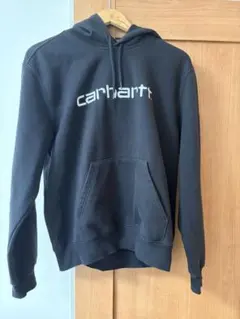 正規品carhartt 黒 フード付きパーカーSサイズ