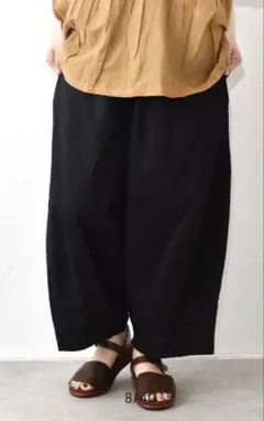 hagumu ボールパンツ　ブラック