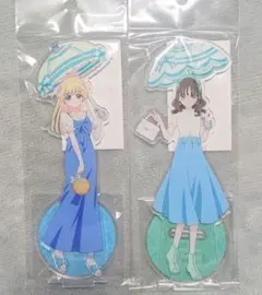 わんだふるぷりきゅあ　Umbrella　アクリルスタンド　猫屋敷ユキ　猫屋敷まゆ