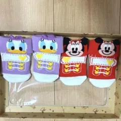 ディズニー ミニー　デイジー　ベビーソックスセット　12〜14サイズ