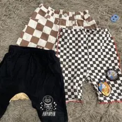 ３枚セット　子供服　キッズ服　短パン　ズボン　ショートパンツ　100 110