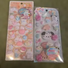 もちプニューステッカー　おしりシール　正規品　うさぎ　犬　動物