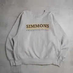 Champion　リバースウィーブ　スウェット　Simmons カレッジ　短丈