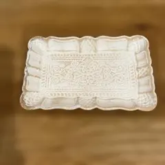 アンティーク調　装飾トレイ 長方形