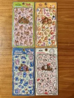 【正規品】プチドロ新作4種　バンビ スティッチ 101匹わんちゃん プーさん