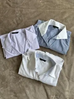 スーツシャツ/リクルート/ブラウス/半袖シャツ/ 7号２枚9号一枚