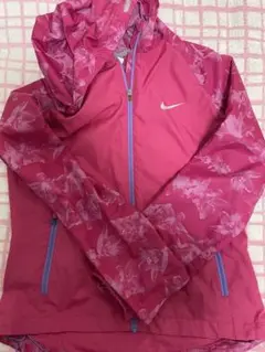 Nike ウィンドブレーカー 花柄 ピンク　フード付き　ナイキ　ジャージ