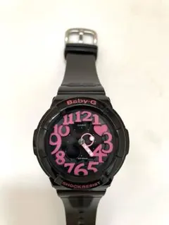 Baby-G ショックレジスト ブラック/ピンク