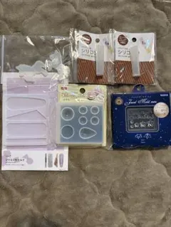 期間限定値下げ　UVレジン シリコンモールド まとめ売り 6点セット　3点追加