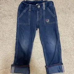 ダークブルーデニムパンツ（ウエストゴム） ミキハウス