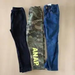 UNIQLO ANAP H&M ボトムス 3枚セット