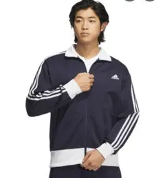 adidas トラックジャケット ネイビー ホワイトのサムネイル