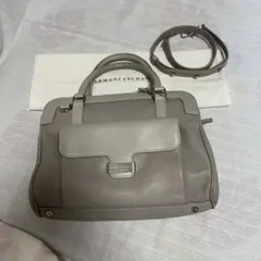 値下げ❗️アルマーニエクスチェンジ　２way　AX　ハンドバッグ　レザー