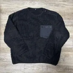 UNIQLO ファーリーフリースプルオーバー　黒 ブラック　Lサイズ