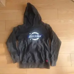Dickies ダークグレー フード付きパーカー　キッズLサイズ