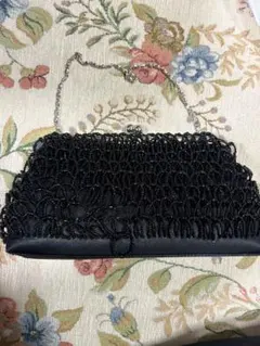 KUMIKYOKUビーズ装飾 クラッチバッグ