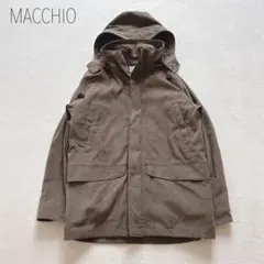 マッキオ　ライナー付中綿アウター　スタンドカラー　フード　セミロング丈