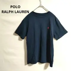 POLO RALPH LAUREN Tシャツ ネイビー M レッドポニー 定番