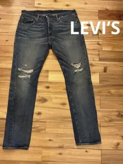 値下げ LEVI’S メンズ デニム ダメージジーンズ