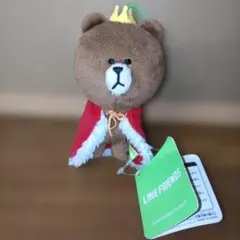 LINE FRIENDS ブラウン ぬいぐるみ 約12cm