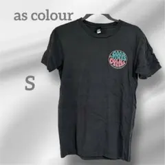 一点限り✨as colour ブラック Tシャツ Sサイズ　ロゴT