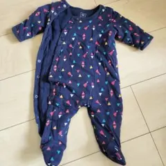 baby GAP ネイビー 三角形ロンパース 0-3ヶ月