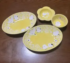 シマエナガ 食器 お皿 プレート ボウル　可愛い 鳥のサムネイル