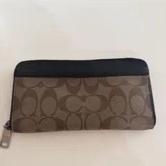 COACH 長財布 ブラウン/ブラック