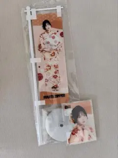 FRUITSZIPPER鎮西寿々歌 すきくじ のぼり クリアカード　浴衣
