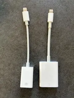 Apple USBアダプタ/SDカーリーダー