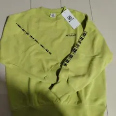 devrock プリントトレーナー 130cm ライムグリーン