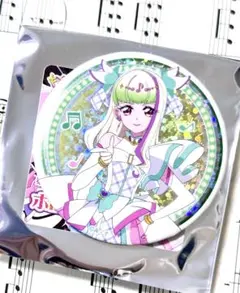 キミとアイドルプリキュア ホログラム 缶バッジ プリルン キュアズキューン