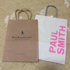 polo ralph lauren 紙袋　paul smith